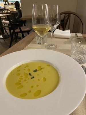 Soup  at Gaudi&Naan in Ljubljana