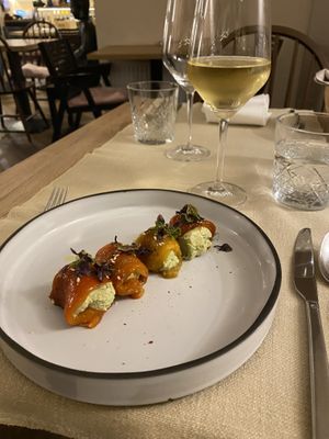 Smoked rolls  at Gaudi&Naan in Ljubljana