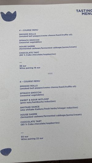 Menü   at Gaudi&Naan in Ljubljana