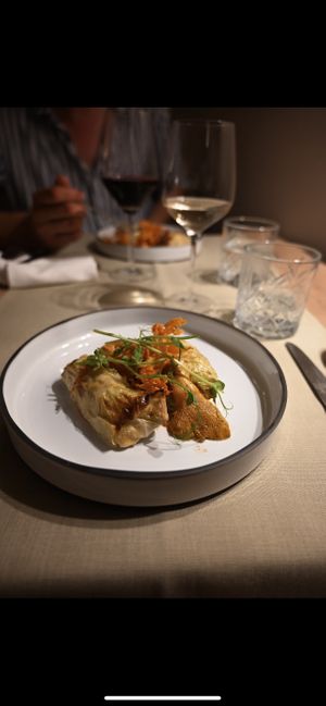 cabbage pulled with some cream - really nice food   at Gaudi&Naan in Ljubljana