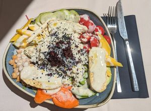Summer Salad: fresh, light, tasty 😋 at Gaudi&Naan in Ljubljana