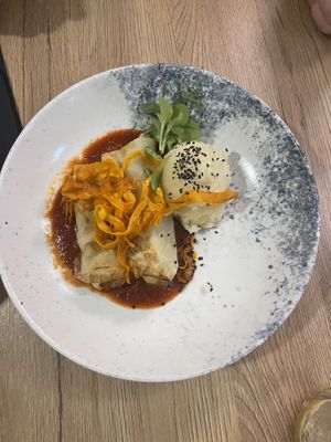 Stuffed Cabbage Rolls  at Gaudi&Naan in Ljubljana