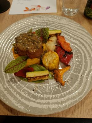 Pepper steak at Gaudi&Naan in Ljubljana