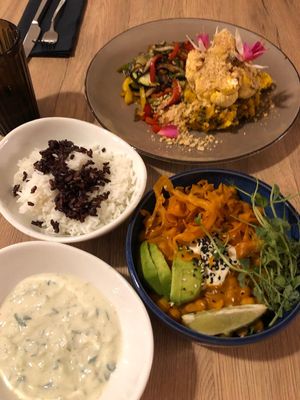 Fantastic vegan food at Gaudi & Naan. at Gaudi&Naan in Ljubljana