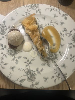Dessert  at Gaudi&Naan in Ljubljana