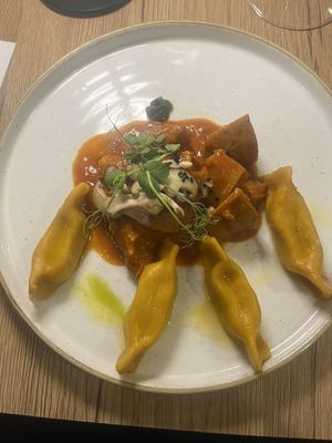 Main course  at Gaudi&Naan in Ljubljana