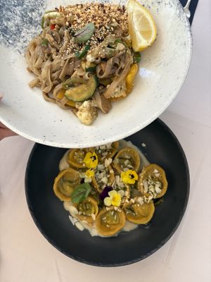 Daily lunch - pad thai and my choice  at Gaudi&Naan in Ljubljana