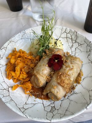 Stuffed cabbage rolls   at Gaudi&Naan in Ljubljana