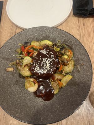 Steak   at Gaudi&Naan in Ljubljana