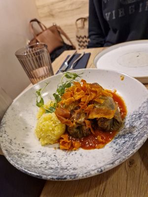 Cabbage Rolls filled at Gaudi&Naan in Ljubljana