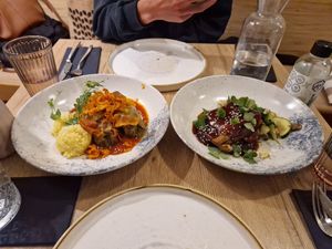 Mein dishes at Gaudi&Naan in Ljubljana