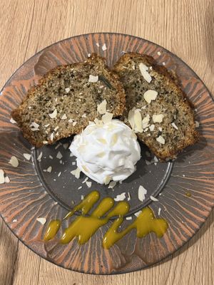 tarrago cake   at Gaudi&Naan in Ljubljana