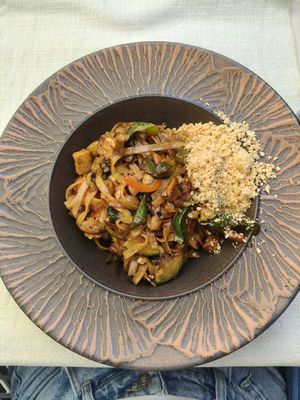 Pad thai at Gaudi&Naan in Ljubljana