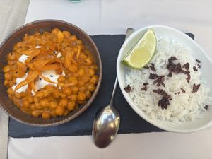 Curry  at Gaudi&Naan in Ljubljana