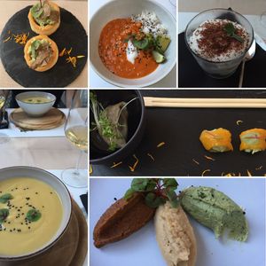 Menu  at Gaudi&Naan in Ljubljana