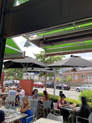 Outdoor seating  at Cactus - Alki Beach in Seattle