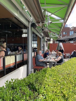 Outdoor seating  at Cactus - Alki Beach in Seattle