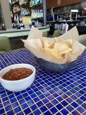 Chips and salsa  at Cactus - Alki Beach in Seattle
