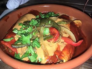 soyriozo enchiladas at Pablo y Pablo in Seattle