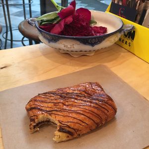 Chocolate croissant  at Tart Bakery - St Kevins Arcade in Auckland
