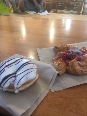 danish & doughnut!! at Tart Bakery - St Kevins Arcade in Auckland