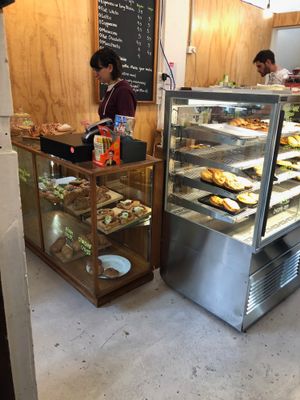 Inside the bakery at Tart Bakery - St Kevins Arcade in Auckland
