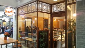 Outside at Tart Bakery - St Kevins Arcade in Auckland