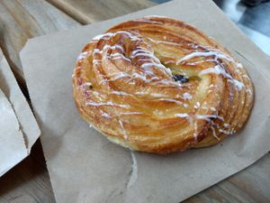 Pain au raisin at Tart Bakery - St Kevins Arcade in Auckland