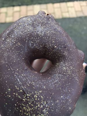 Glittery donut!! at Tart Bakery - St Kevins Arcade in Auckland