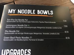My noodle bowls at my indigo - Museumstraße in Innsbruck