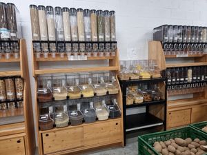 Dispensers at Coop Content in Leuven