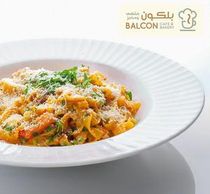 Great Pasta at Balcony Cafe & Bakery in Rahat