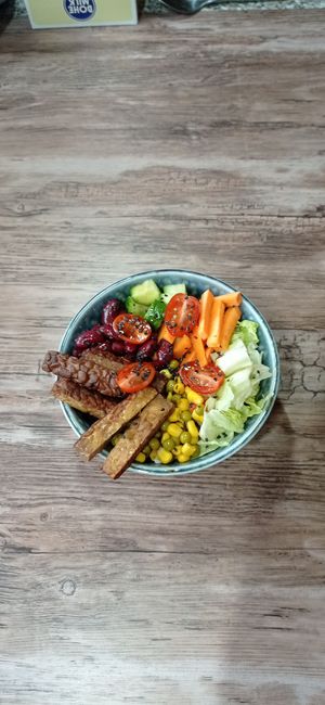 Buddha bowl at Dobra Cajovna in Havirov