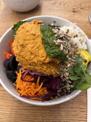 Vegan power bowl  at Daily Pot in Bergen