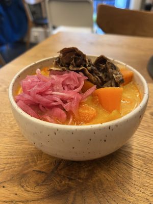 Vegan Thai pot soup   at Daily Pot in Bergen