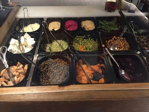 Topping for soups at Daily Pot in Bergen