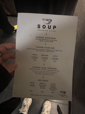 Soup guide!  at Daily Pot in Bergen