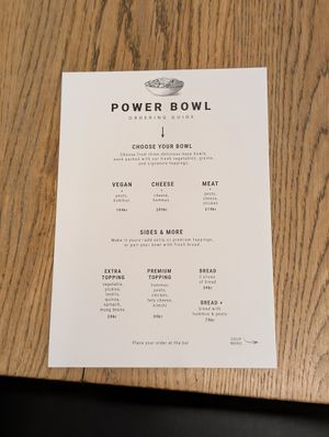 Ordering Guide for Bowl (prices maybe change) at Daily Pot in Bergen