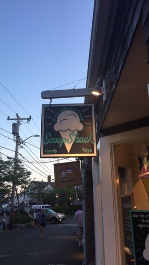 Exterior at Scoop Shack in Edgartown