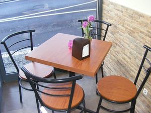 Our space at Happy Veggies in Ponta Delgada