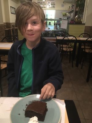 Brownie Great ! at Happy Veggies in Ponta Delgada