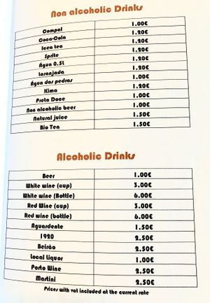 Menu 2 at Happy Veggies in Ponta Delgada