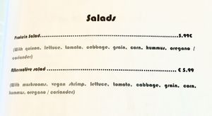 Menu 3 at Happy Veggies in Ponta Delgada