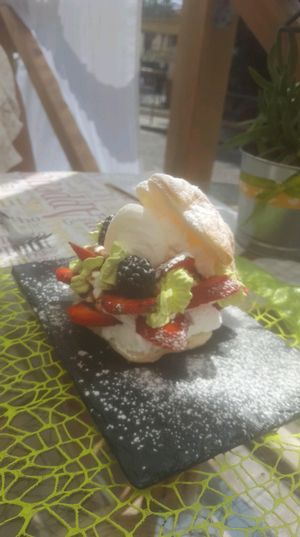 Millefoglie (vegan) at Mi Sa di Sano in Sanremo