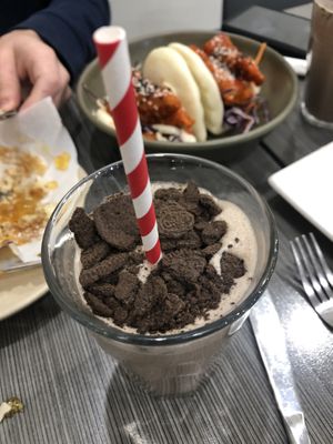 Oreo shake at Watson's Eatery in Dunedin