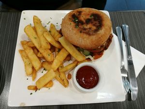 'Chicken' burger at Watson's Eatery in Dunedin