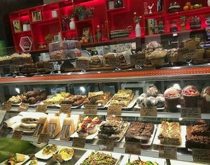 Cabinet food at Watson's Eatery in Dunedin