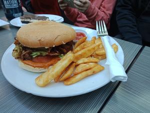 Philly chilly burger. at Watson's Eatery in Dunedin
