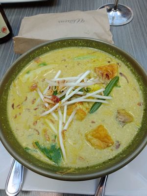 Laksa. Very yummy. at Watson's Eatery in Dunedin