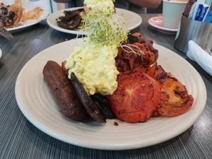 Big breakfast at Watson's Eatery in Dunedin